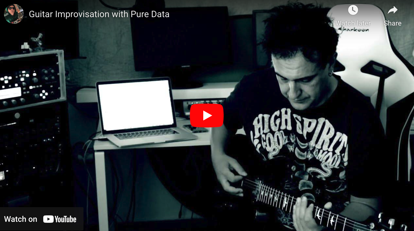 Guitar Improvisation with Pure Data