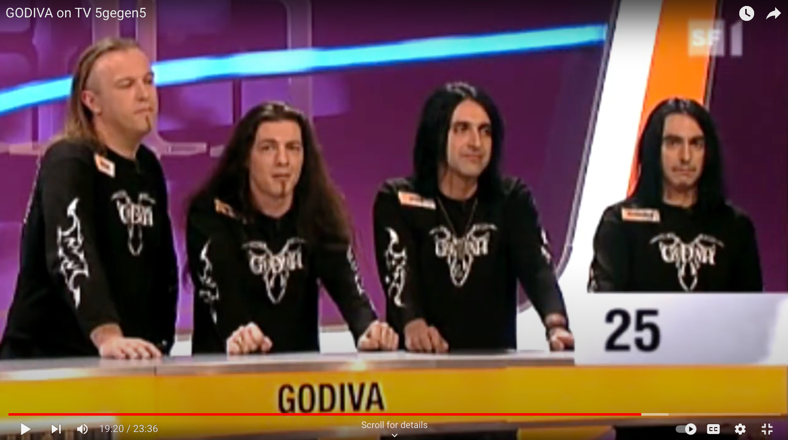 GODIVA on TV 5gegen5